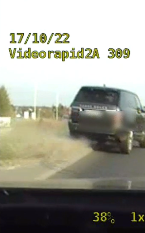 [VIDEO] Pościg za kradzionym samochodem w Białymstoku