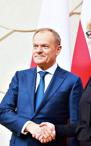 Premier Donald Tusk o rolnictwie i bezpieczeństwie z Premier Litwy Ingridą Šimonytė