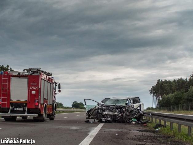 Jazda pod prąd zakończona tragedią. Policjanci ustalają przyczyny wypadku