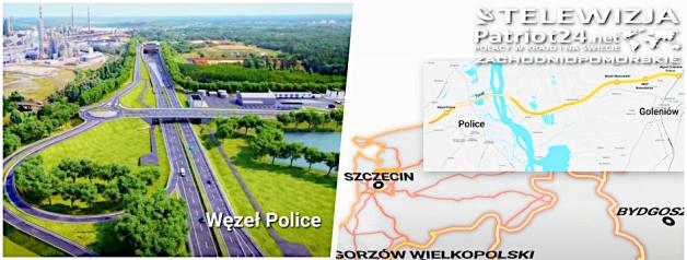 [VIDEO] S6 Zachodnia Obwodnica Szczecina, wizualizacja odcinka tunelowego Police - Goleniów